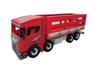 Caminhão de brinquedo Boiadeiro de Madeira - ALF
