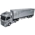 Caminhão De Brinquedo Grande 1:30 Iveco Realista S-way Baú - Usual Brinquedos