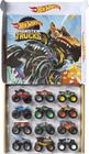 Caminhão de brinquedo Hot Wheels Monster Trucks, pacote com 12 caminhões 1:64 fundidos sob pressão