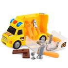 Caminhão Brinquedo 25 Blocos Montar Brinquedo Infantil Dismat -  WebContinental