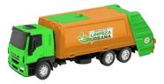 Caminhão De Brinquedo Limpeza Urbana Coletor De Lixo Iveco