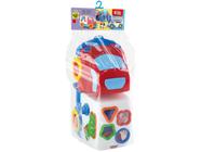 Brinquedo Infantil Caminhaozinho Didatico Rosa Super Toys - Papellotti