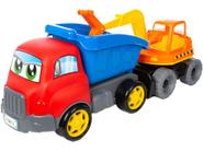 Caminhão Carrinho Basculante Brinquedo Infantil Plastico - Apolo - Caminhões,  Motos e Ônibus de Brinquedo - Magazine Luiza