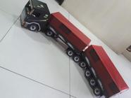 Caminhão de brinquedo bau 30cm carroceria de madeira barato - Escorrega o  Preço