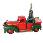 Caminhão de Metal Com Árvore de Natal / Presentes 27cm -Enfeite Natalino