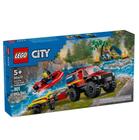 Caminhão dos Bombeiros 4x4 com Barco de Resgate Lego City