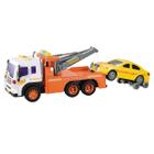 Caminhão Escavadeira com Fricção - TruckCar Luz e Som - Azul - 24cm - 1:16  - Yes Toys - superlegalbrinquedos