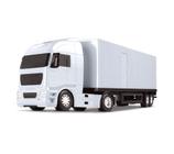 Caminhão Infantil Bau Carreta Diamond Truck Branco Roma