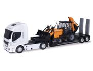 Caminhão Carreta com Controle Remoto - Big Truck com Luz - Azul - 60cm -  Unik Toys - superlegalbrinquedos