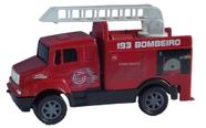 Caminhão Mini Truck Carrinho Bombeiro Fire - 129106 - Samba Toys