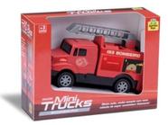 Caminhão Mini Truck Carrinho Bombeiro Fire - 129106 - Samba toys