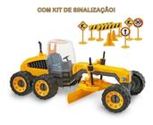 Caminhão trator minerio c/ controle gira 360° 27CM XM-6838L na