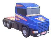 Caminhão Carreta Scania Baú Coca Cola Brinquedo Plástico e Madeira 90cm