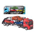 Caminhão Top Truck Cegonheira Com 3 Carrinhos Cores Sortidas - Bs Toys