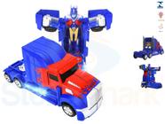 Caminhão Transformers Optimus Prime Pilha Vira Robô Lançamen