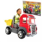 Caminhão Truck Pedal Caçamba Magic Toys Com Som E Luzes 9300