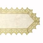 Caminho de Mesa Rendado Arizona Bege 40x150cm Jolitex