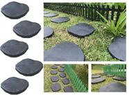 Caminho Ecológico Jardim Pisante Preto Plástico Kit 5 Lindo