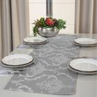 Caminho Trilho De Mesa Decorativo 1,80m X 0,40m Jacquard