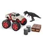 Caminhonete brinquedo radica dino runners pick up com dinossauro rex e acessorios