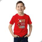 Camisa 100% Algodão Moda Kids Final De Ano Natal 2023 Noel