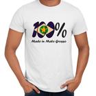 Camisa 100% Made In Mato Grosso Bandeira