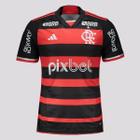 Camisa Adidas Flamengo I 2024 Com Patrocínio