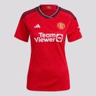 Camisa Adidas Manchester United Home 2024 Feminina