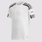 Camisa Adidas Squad 21 Juvenil Branca