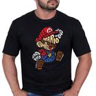 Camisa Algodão Unissex Camiseta Básica Jogo Filme Super Mario Bross