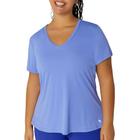 Camisa Alto Giro Gola V Alongada Plus Size Feminina 2413702