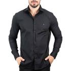 Camisa Aramis Tricoline Preta