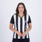 Camisa Atlético Mineiro Schoolers Feminina Preta e Branca - Braziline