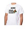 Camisa Básica Estampa Roça Agro Arar Plantar Colher Tecido 100% Poliéster