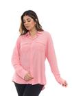 Camisa Básica Feminina Manga Longa Ref. 15493