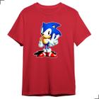 Camisa Básica Jogo Retro Sonic The Hedgehog Game Ouriço 1991
