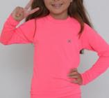 Camiseta Do r Brancoala Infantil E Juvenil Mangas Pink