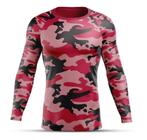 Camisa Blusa Masculina Feminina Térmica Rash Guard Manga Longa Segunda Pele Tática Militar Bope Rota