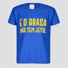 Camisa Brasil é o Brasa Infantil Azul