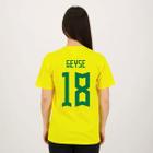 Camisa Brasil Geyse 18 Amarela