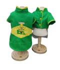 Camisa Brasil Verde para cachorro e gato