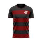 Camisa Braziline Flamengo Glen Masculina Chumbo Vermelho