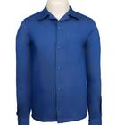 Camisa Brim Botão Manga Longa Tamanho GG Azul - 15500084-CZ - NEXUS