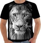 Camisa Camiseta 7629 Leão lion judah rei selva