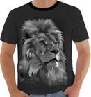 Camisa Camiseta 7639 Leão lion judah rei selva
