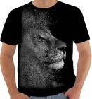 Camisa Camiseta 7643 Leão lion judah rei selva