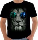 Camisa Camiseta 7655 Leão lion judah rei selva