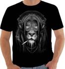 Camisa Camiseta 7662 Leão lion judah rei selva