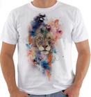 Camisa Camiseta 7666 Leão lion judah rei selva