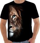 Camisa Camiseta 7667 Leão lion judah rei selva